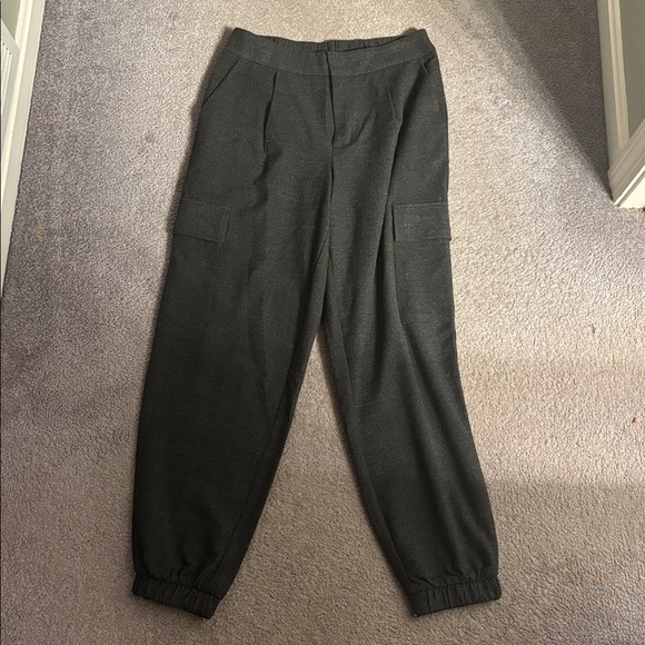 Size 6 A New Day Charcoal Trousers Cargo Joggers Y2k Dress Up Or Down - Picture 3 of 6